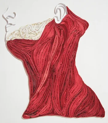 Anatomical Quilling by Sarah Yakawonis