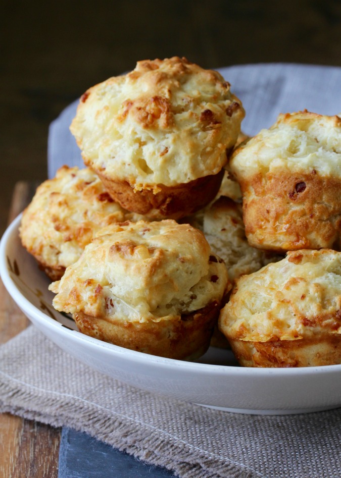 Bacon and Gruyère Muffins | #Muffin Monday | Karen&amp;#39;s Kitchen Stories