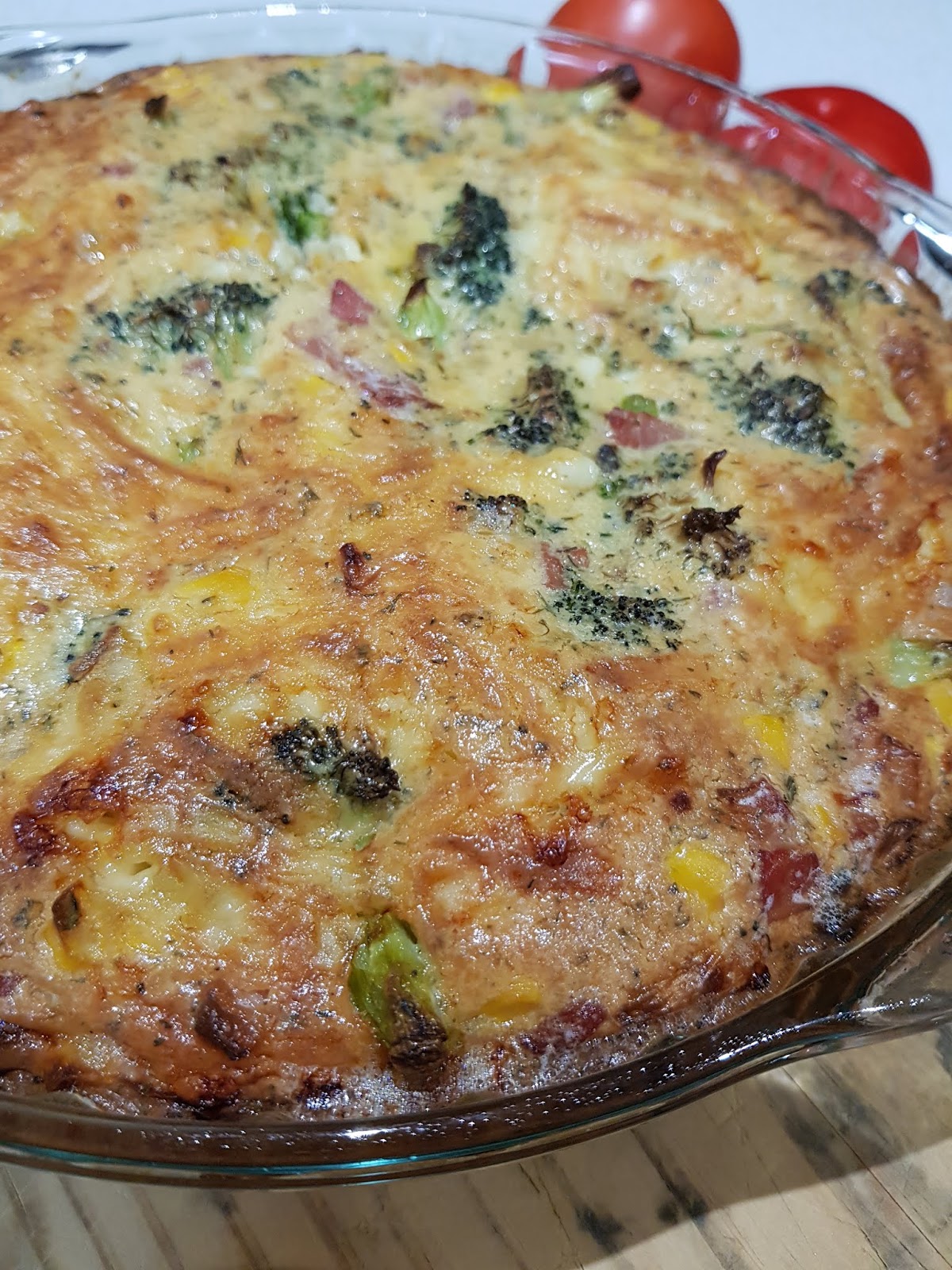 Feed your Inner Cook Broccoli and Bacon Impossible Pie