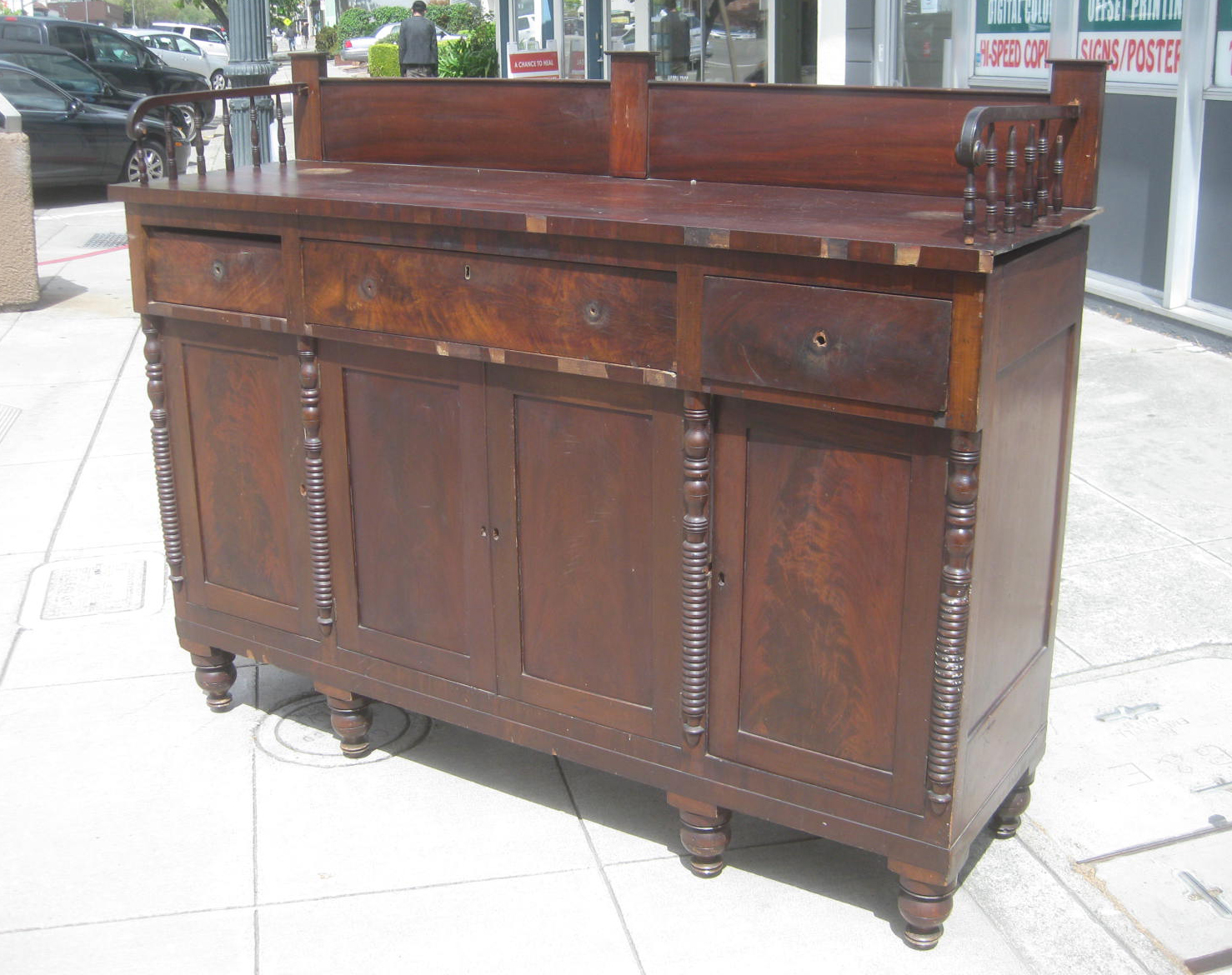 UHURU FURNITURE & COLLECTIBLES Antique Sideboard 50