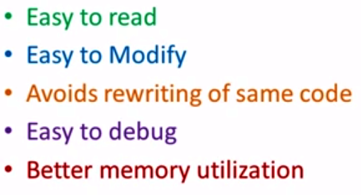 Advantages of Function in C/C++ Language