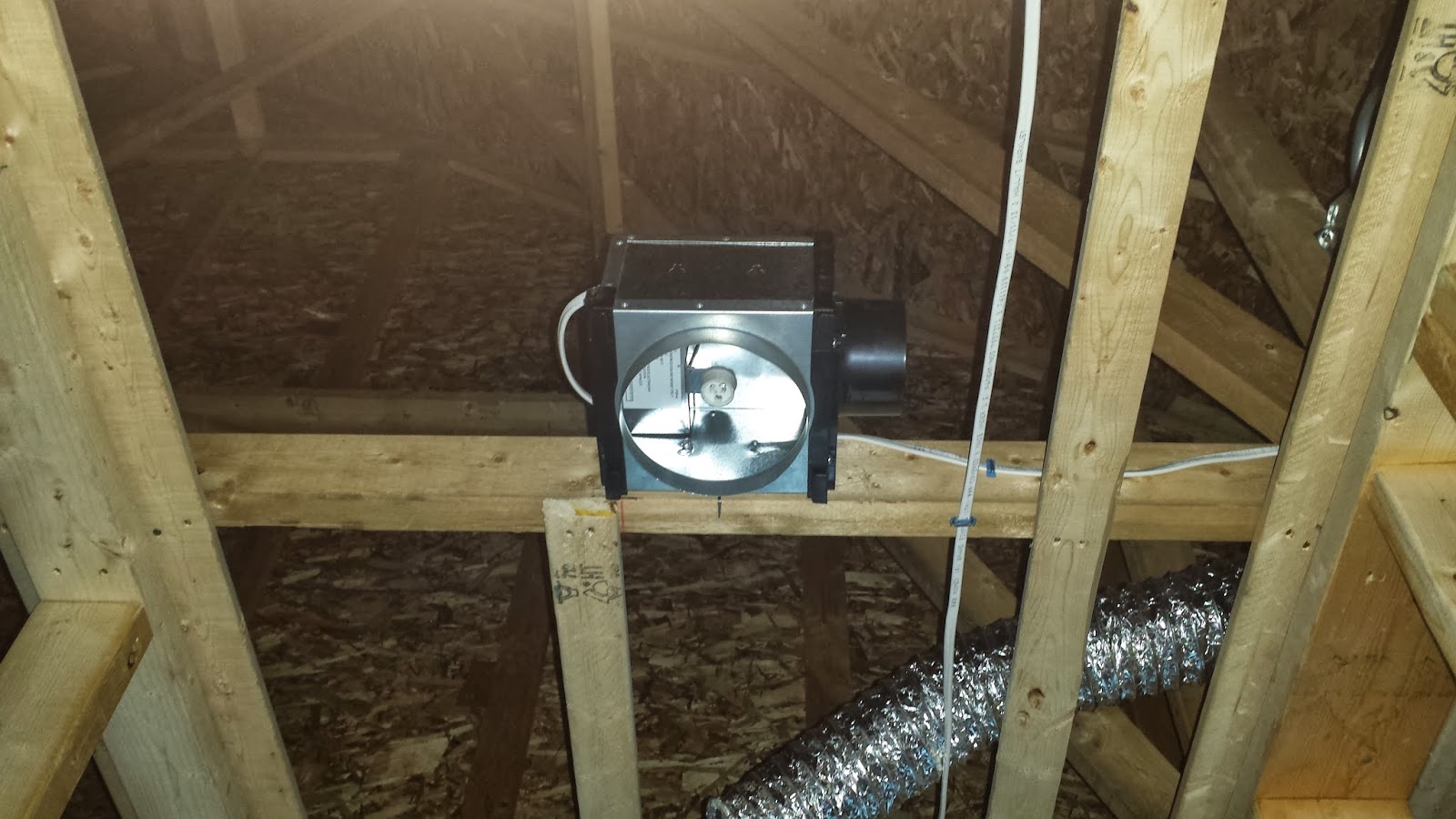 The Impatient Home Builder Vent Fans Amp Garage Doors