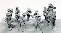 CL6 Infantry in sack coat and slouch hat – Command Officers, standard bearers and musicians.