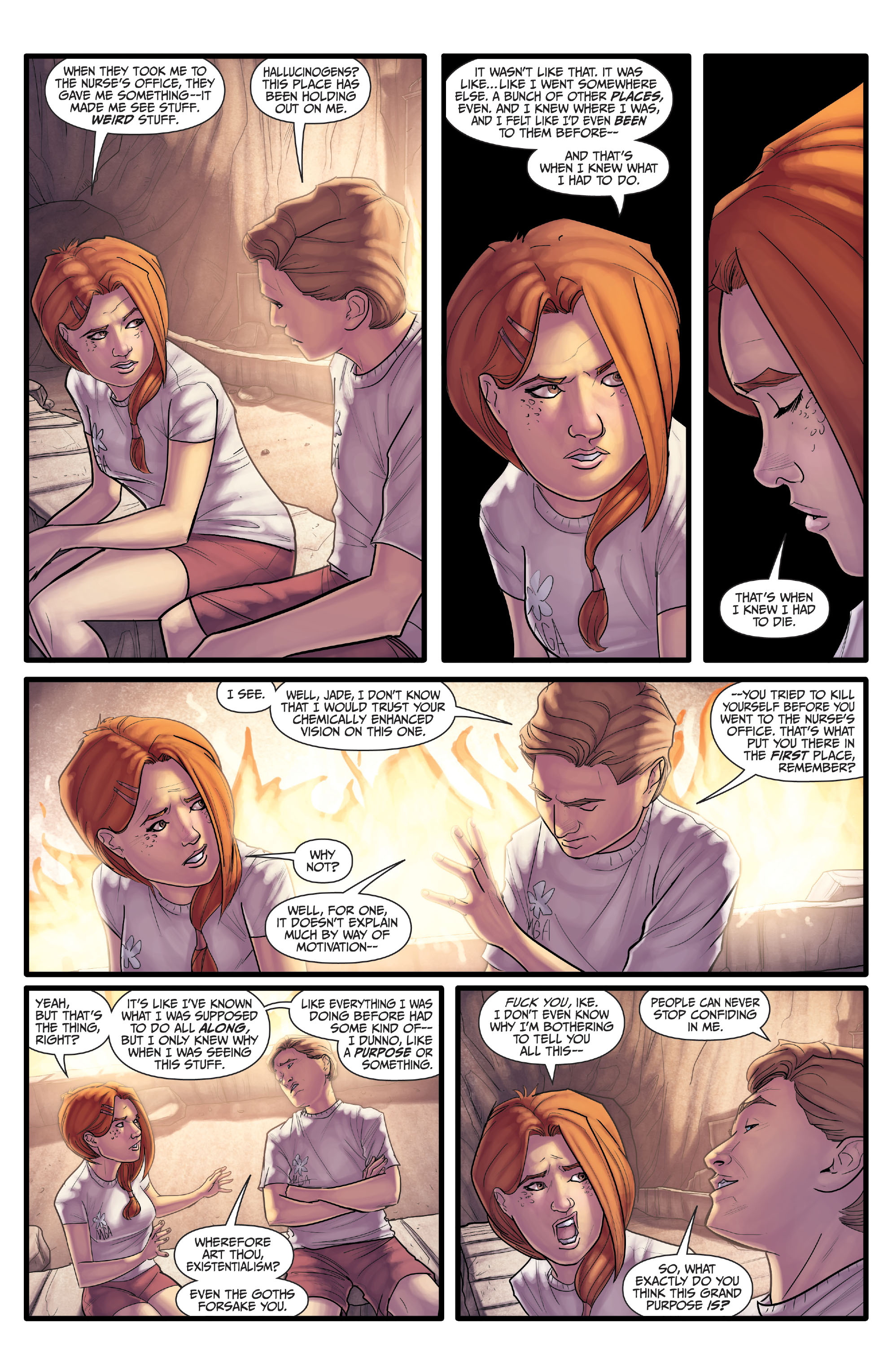Read online Morning Glories comic -  Issue #17 - 21