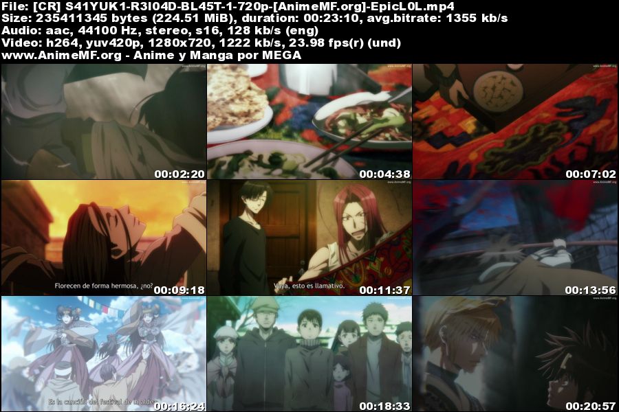Vista previa de Saiyuuki Reload Blast 01 HD Sub Español MEGA
