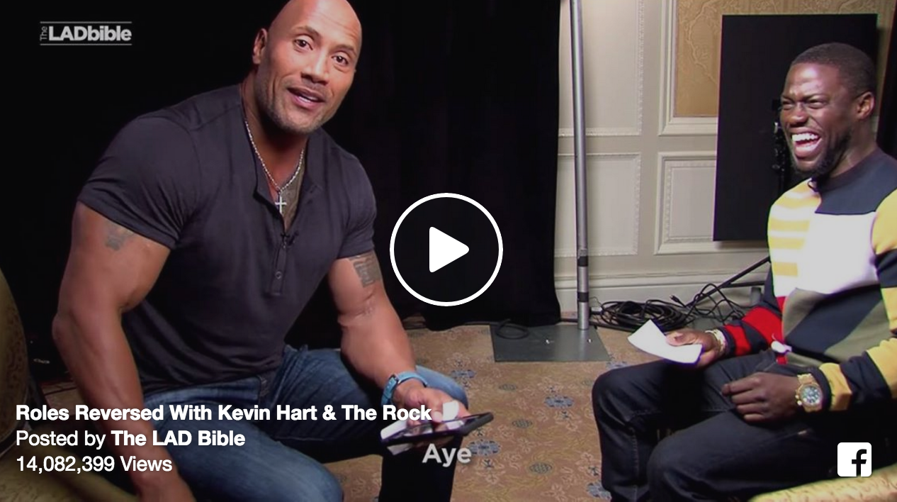 Kevin Hart and Dwayne 'The Rock' Johnson Hilariously Impersonate Each Other