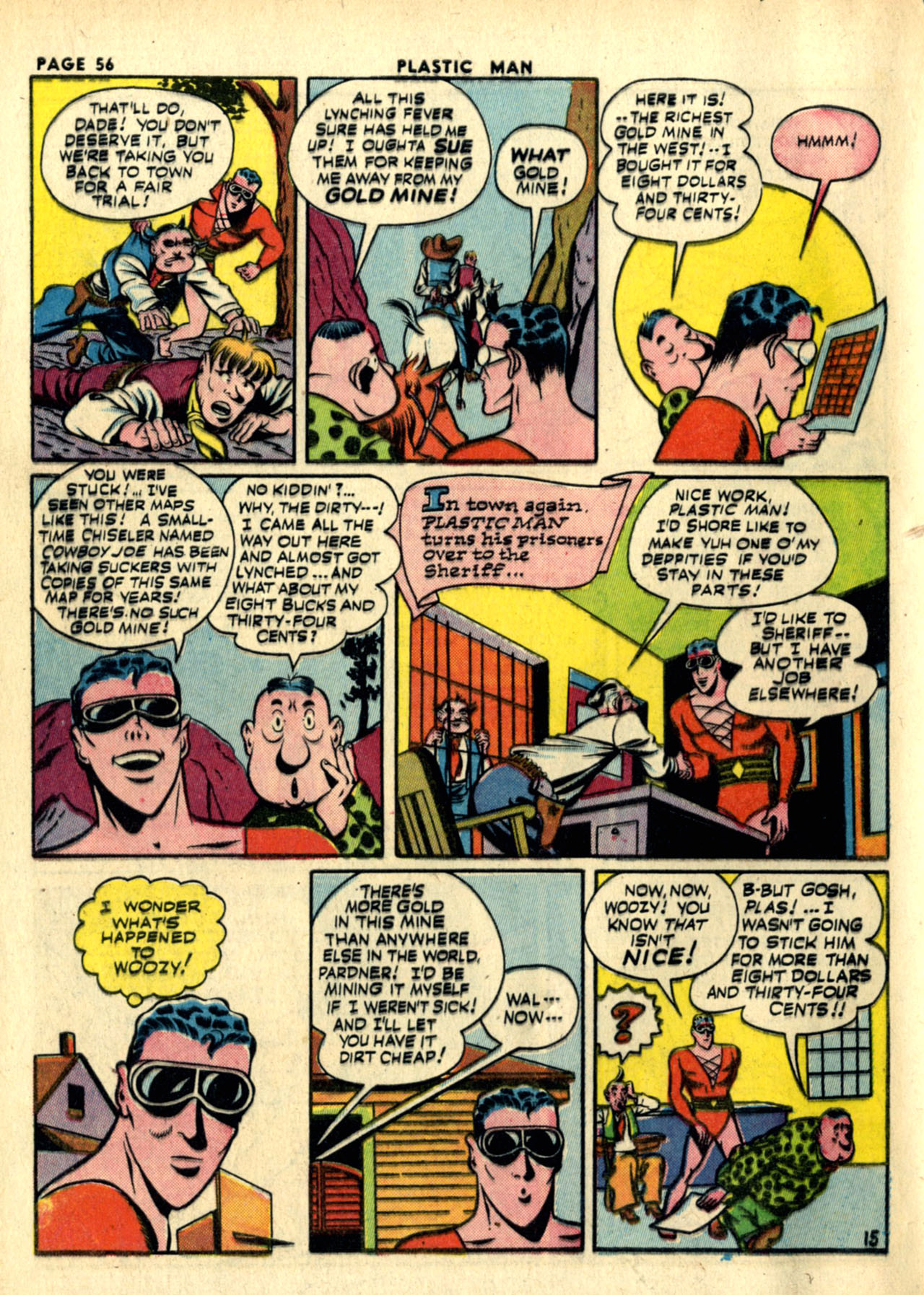 Read online Plastic Man (1943) comic -  Issue #1 - 58