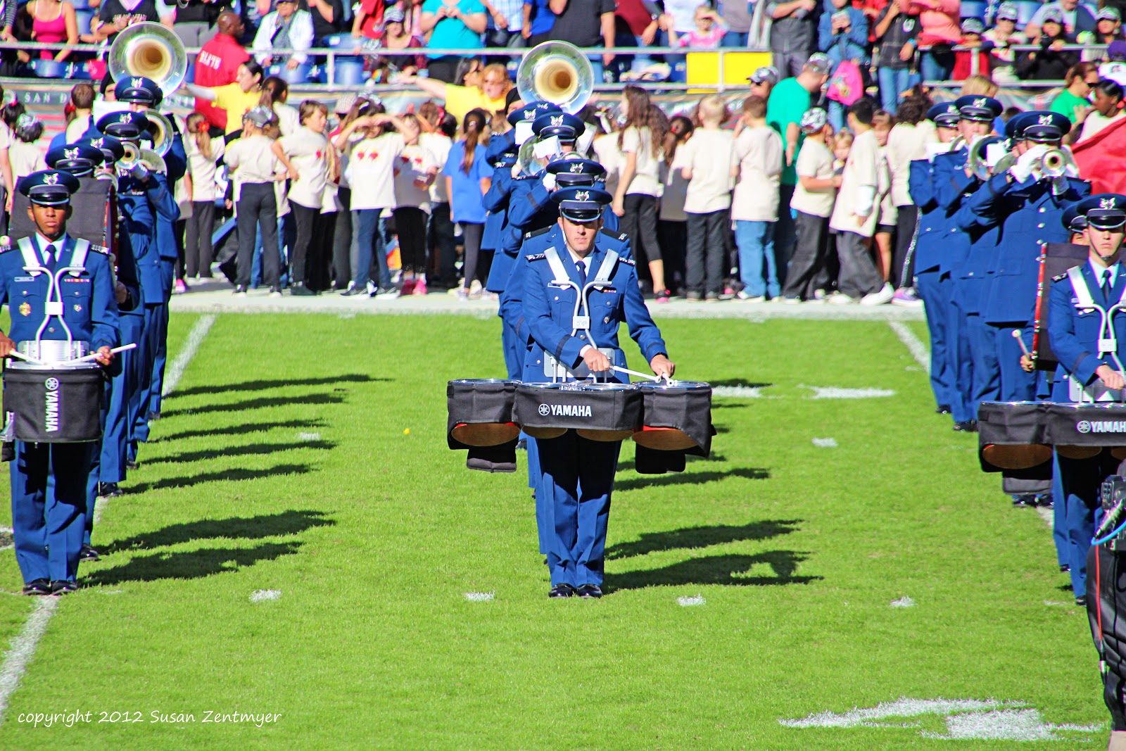 San Diego Daily Photo Veteran's Day Air Force Academy Drum and Bugle