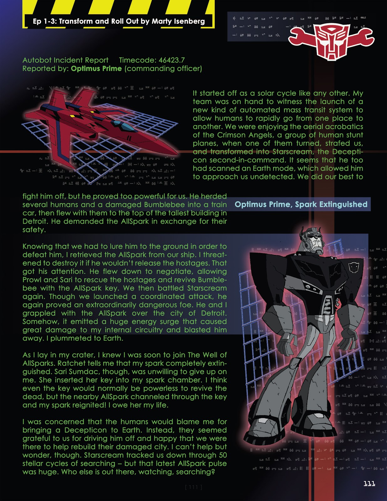Transformers Animated: The Allspark Almanac issue TPB 1 - Page 112