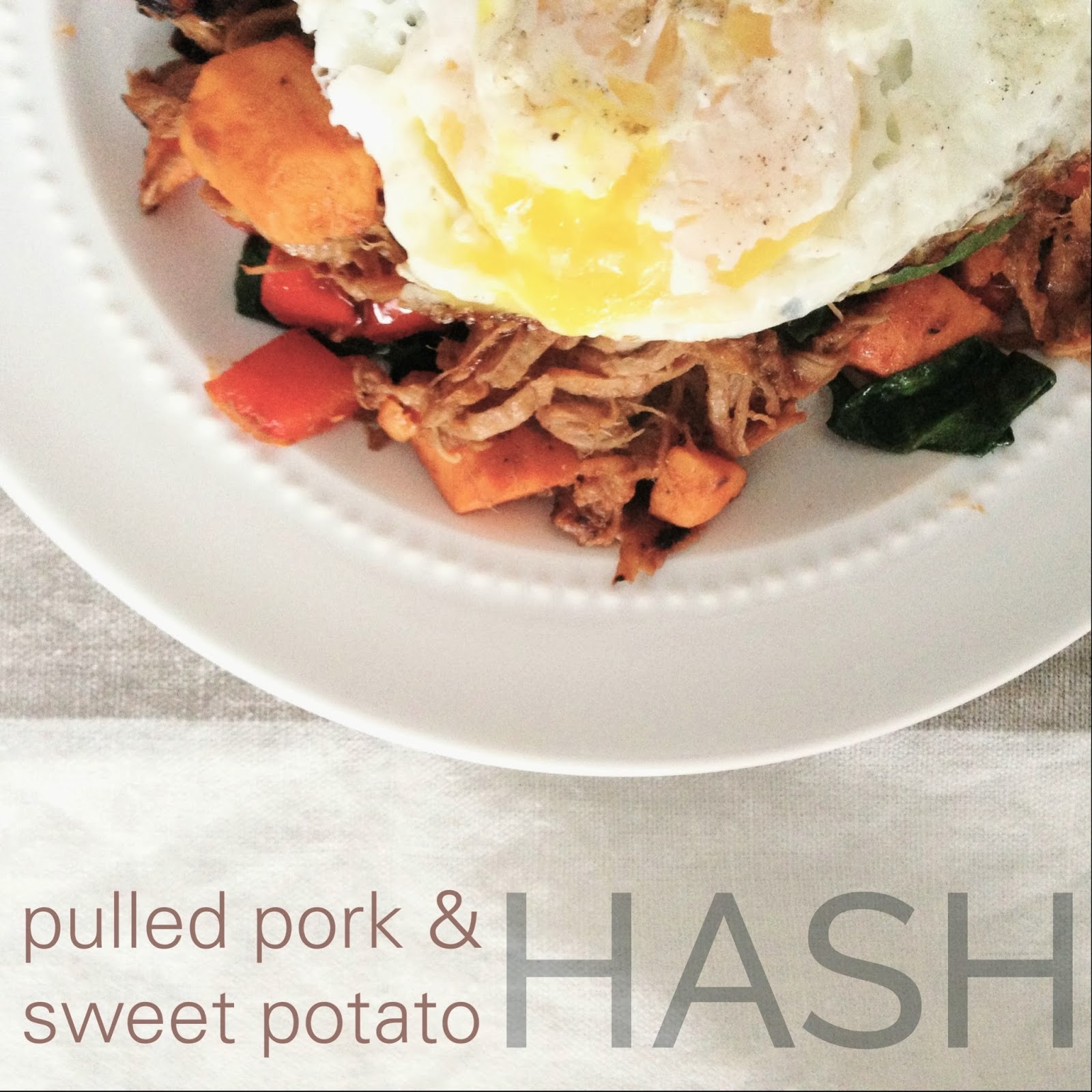 Pulled Pork & Sweet Potato Hash