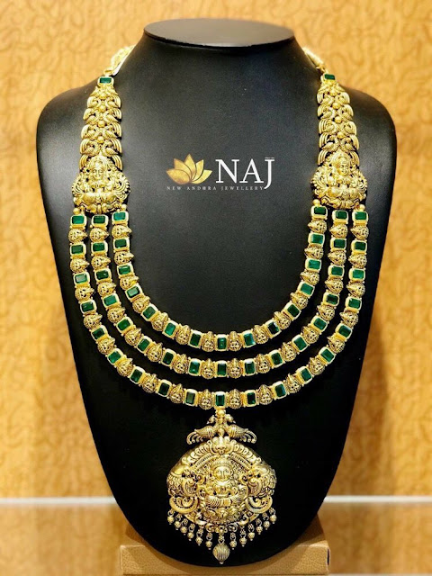 Three Layer Emerald Haram by Naj Three Layer Emerald Haram by Naj