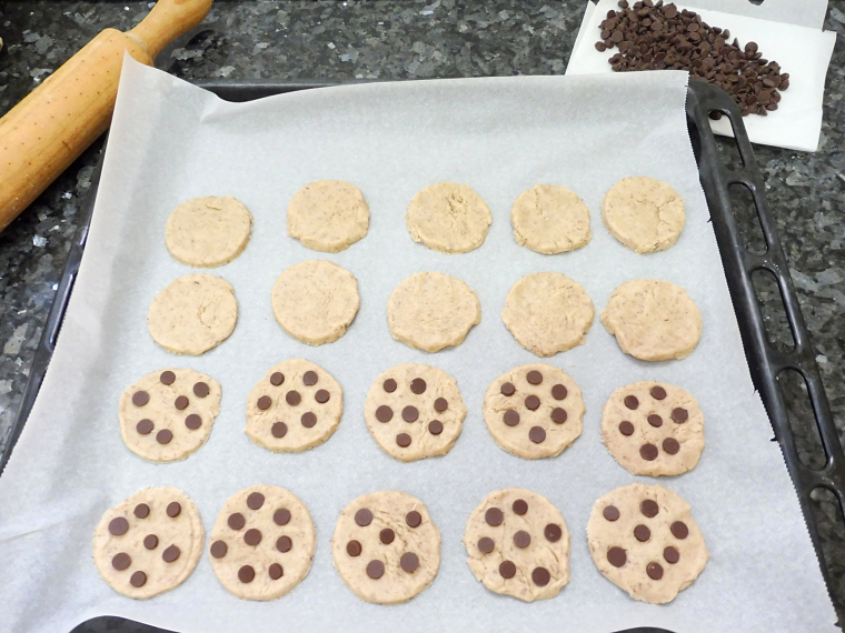 PUNTXET Cookies de rooibos con chocolate irlandés #receta #recipe #rooibos #chocolate #cookies #galletas #homemade #sweet #yummy #food