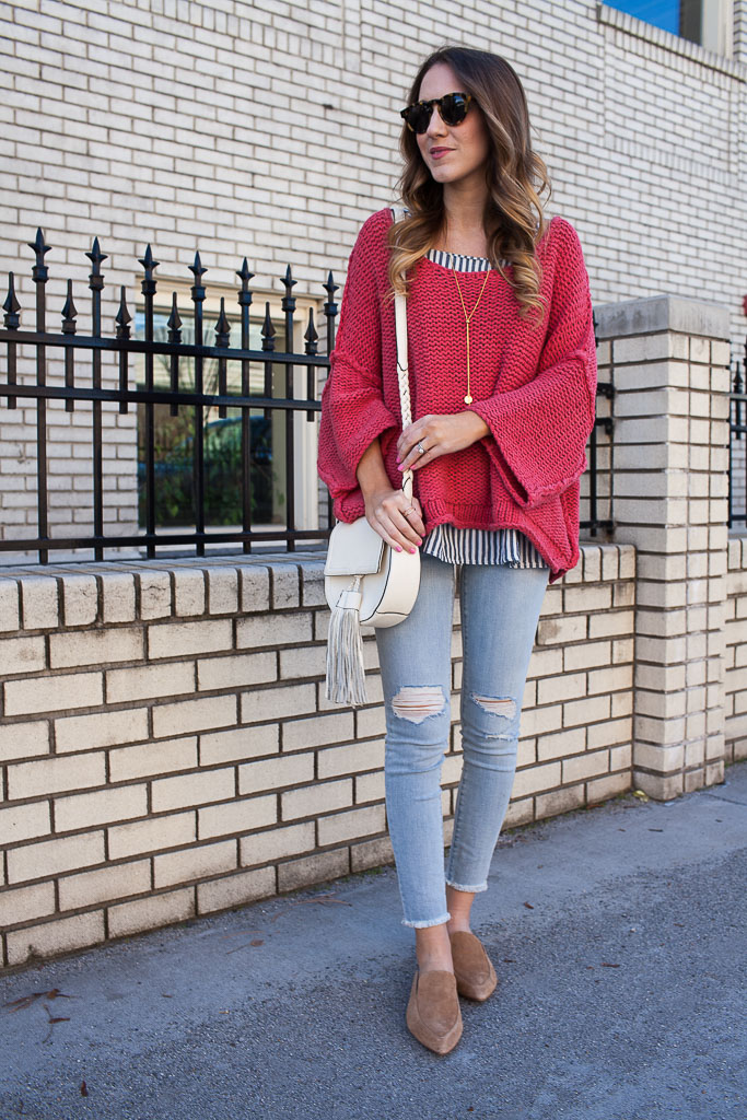 Coral Sweater & a Giveaway!! - Twenties Girl Style