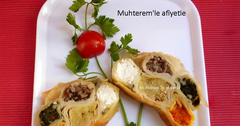 Muhterem�le Afiyetle 5 RENKLİ BÖREK