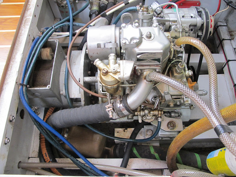 CKD Boats Roy Mc Bride Yanmar 1GM10 diesel engine smokes and uses oil