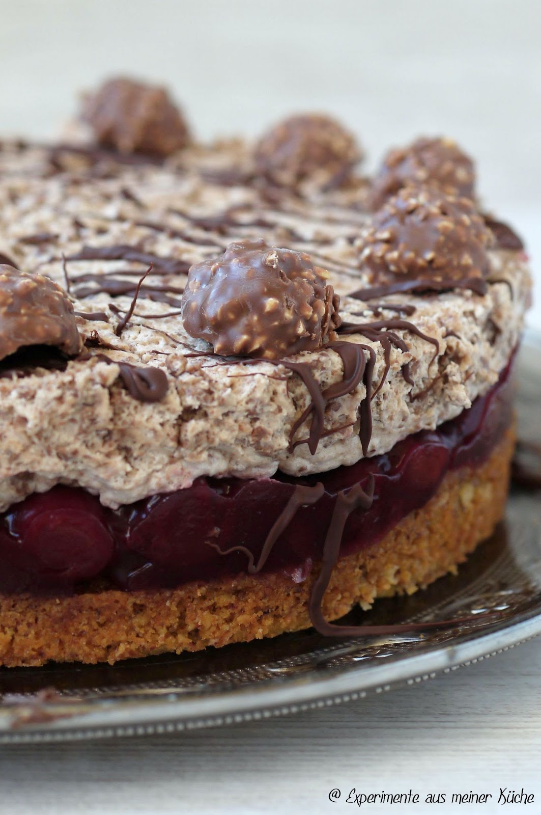 Experimente aus meiner Küche RocherKirschTorte