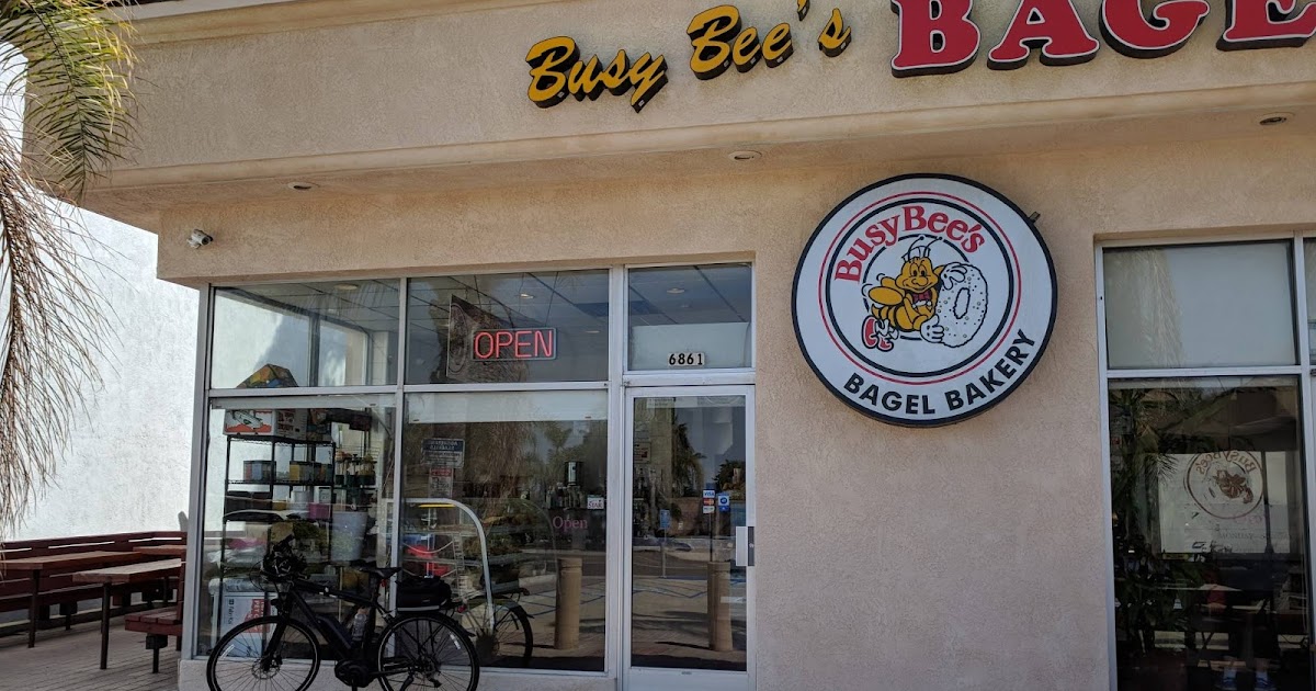Bagel Rides Busy Bee's Bagel Bakery, La Jolla