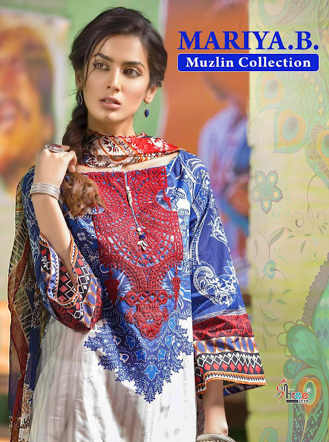Shree fab mariya b muzlin collection pakistani Suits wholesaler