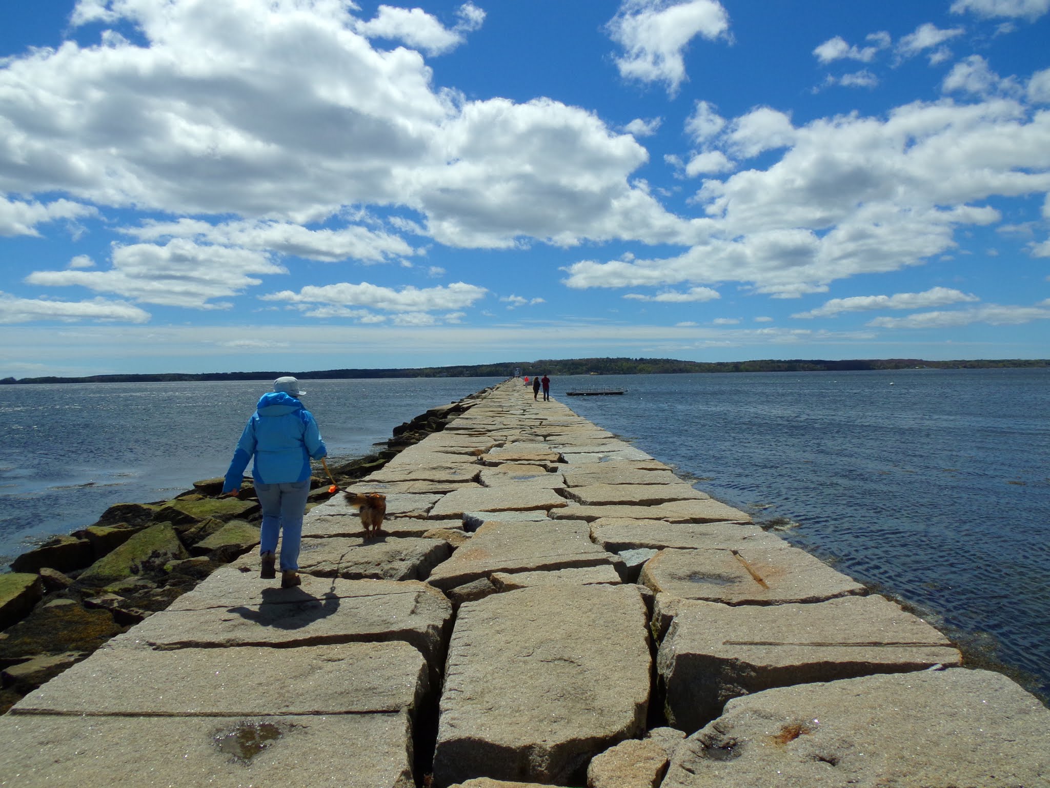 Breakwater Marie H. Reed Park, Rockland Harbor, Maine