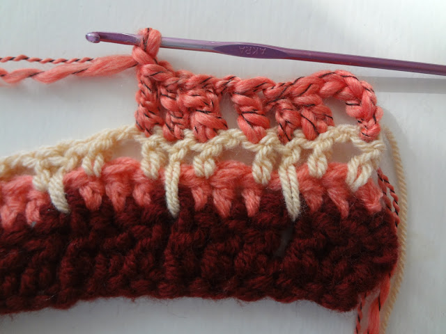 Crochet Bohemian Scarf  - free pattern