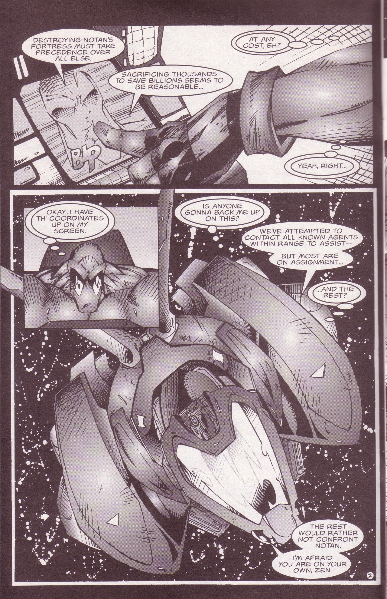 Read online Zen Intergalactic Ninja: Starquest comic -  Issue #7 - 4