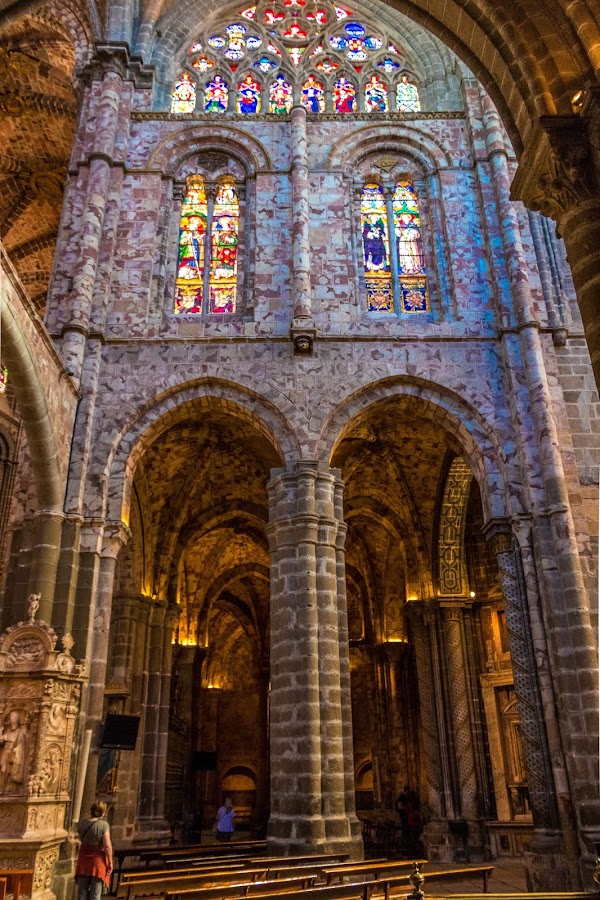 España, Castilla y León, Ávila, Catedral,