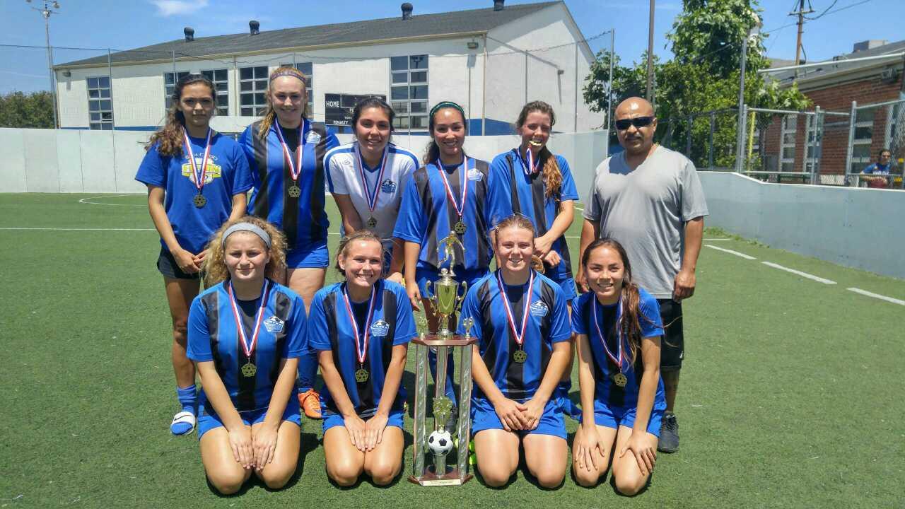 Ramona Soccer League Ramona INTRA Girls Win Indoor Championship