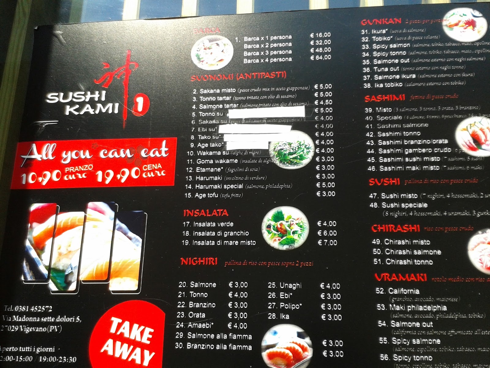 kami sushi menu kami sushi menu
