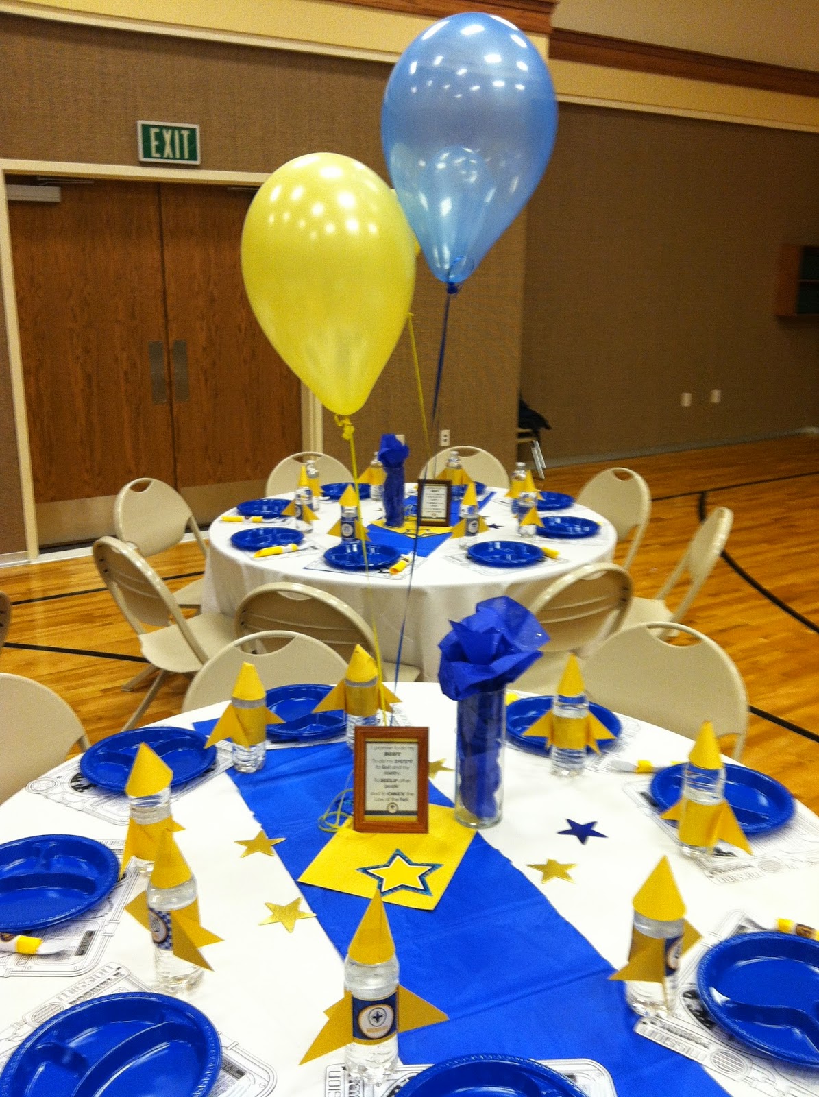 Cory, July, Cayman & Cooper Blue and Gold Banquet