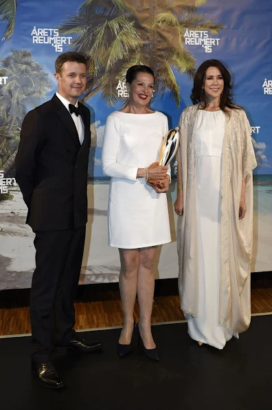 Crown Princess Mary and Crown Prince Frederik of Denmark attended the Annual Reumert Award 2015 Presentation