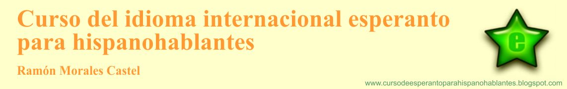 Curso del idioma internacional esperanto para hispanohablantes