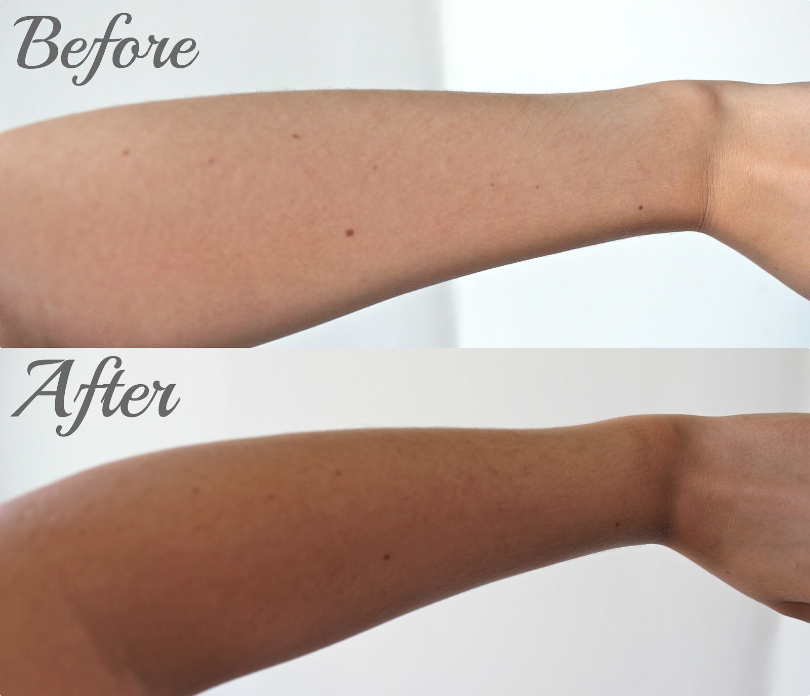 St.Tropez Bronzing Lotion Review girl makeup nose