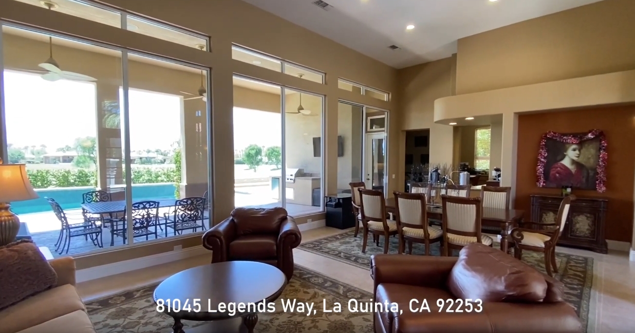 High-End Home Design Tour vs. 81945 Legends Way, La Quinta CA