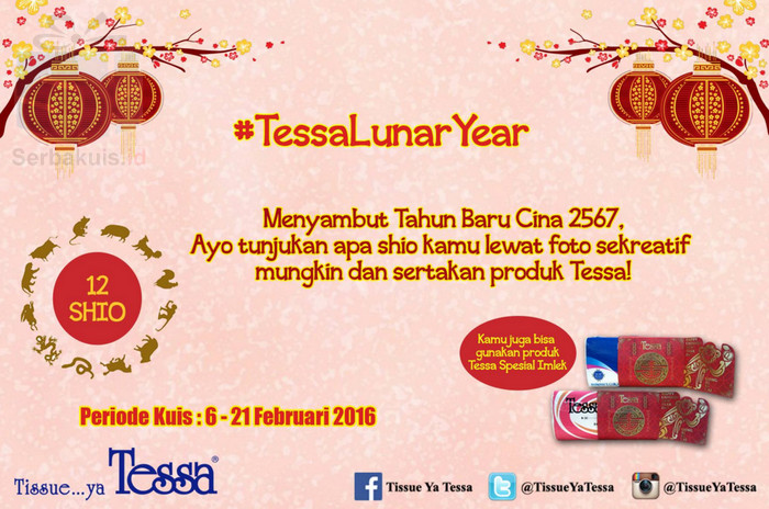 Kontes Foto Tessa Lunar Year Berhadiah Voucher Jutaan Rupiah Kontes Foto Tessa Lunar Year Berhadiah Voucher Jutaan Rupiah