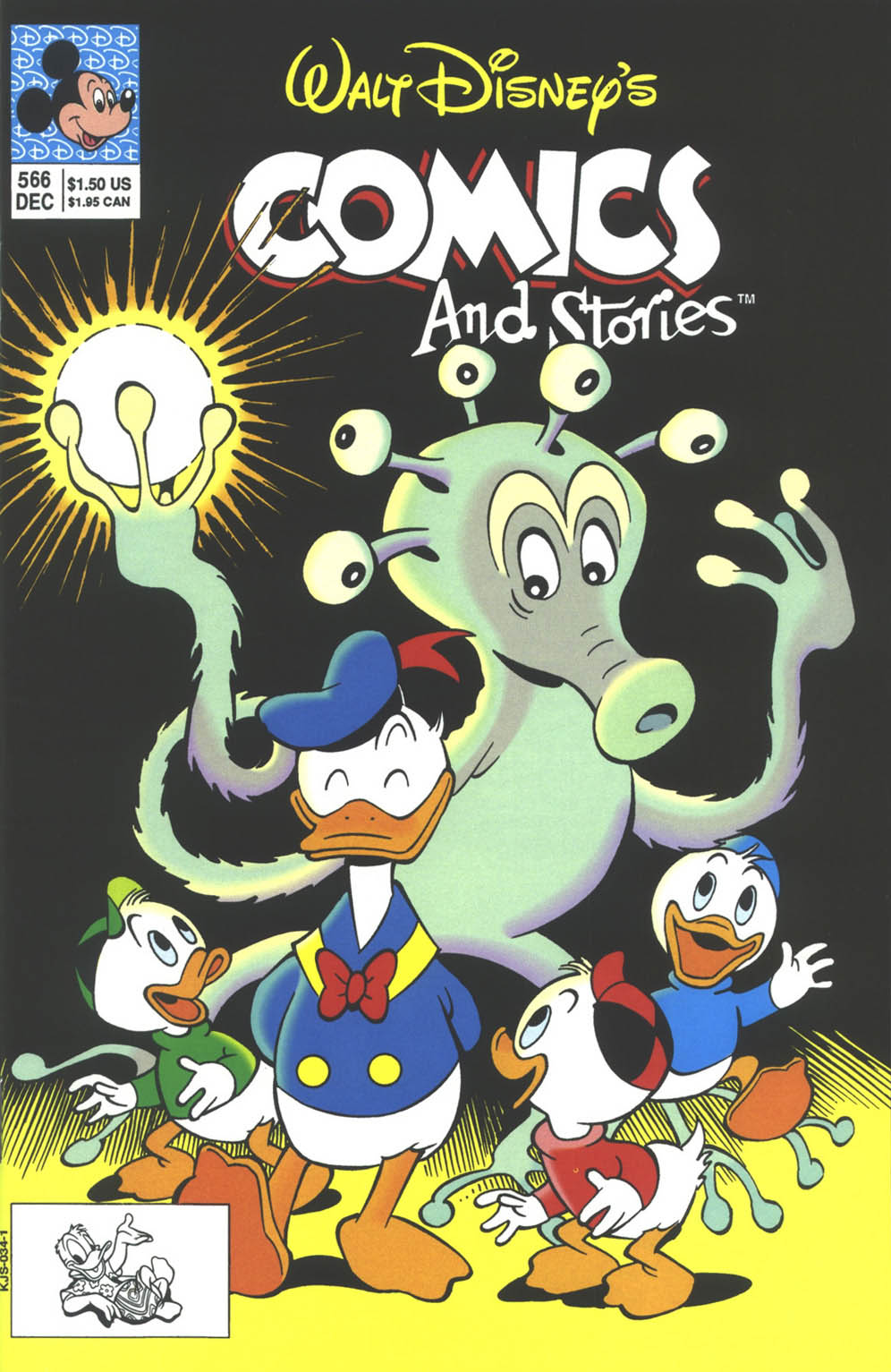 Read online Walt Disney's Comics and Stories comic -  Issue #566 - 1