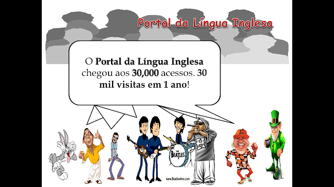 Portal da língua inglesa: 30.000 visitas desde abril de 2011 até o momento