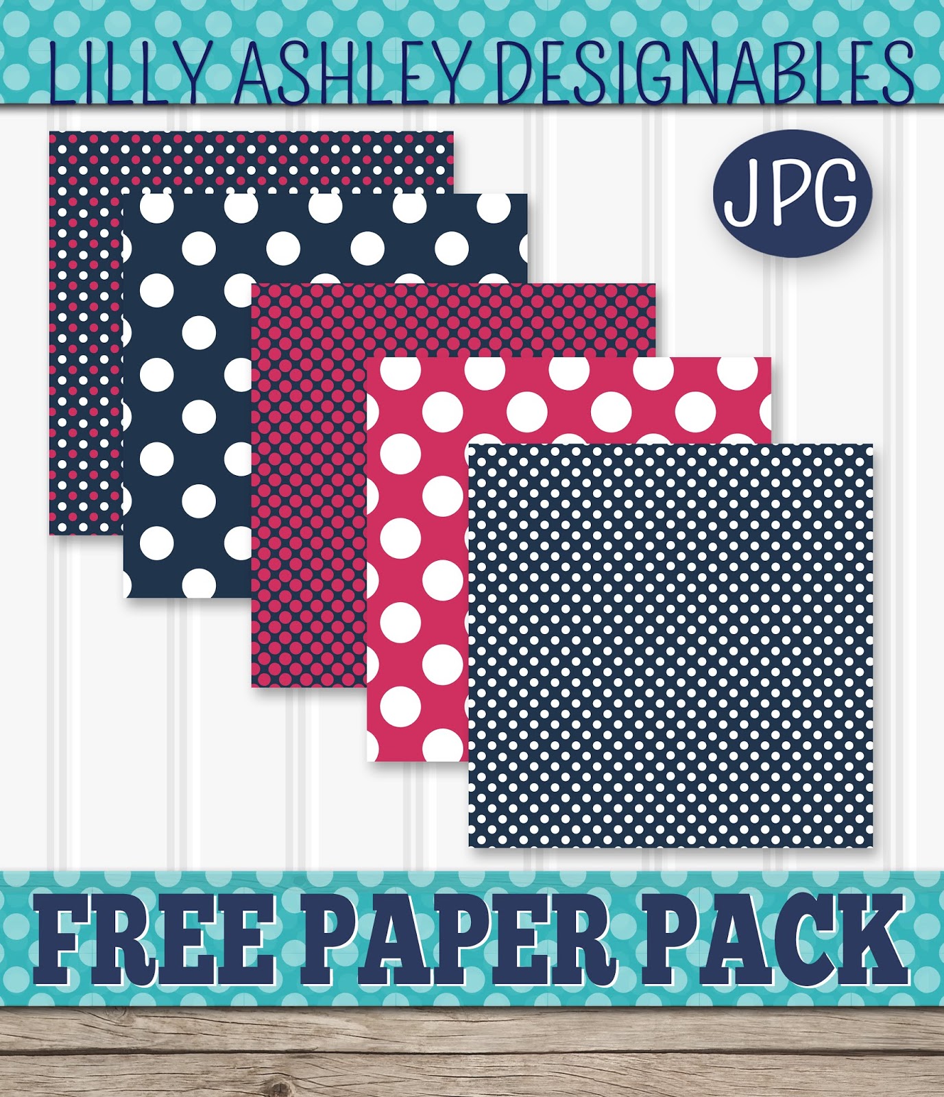 Lilly Ashley Free Paper Pack of 5