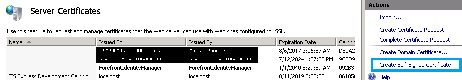 How To Create Self Signed Certificate On Iis Server Dotnetsharepoint