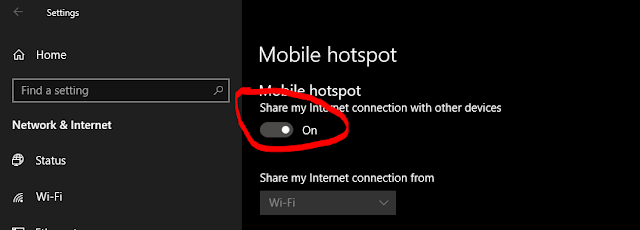 Cara membuat Laptop menjadi Hotspot