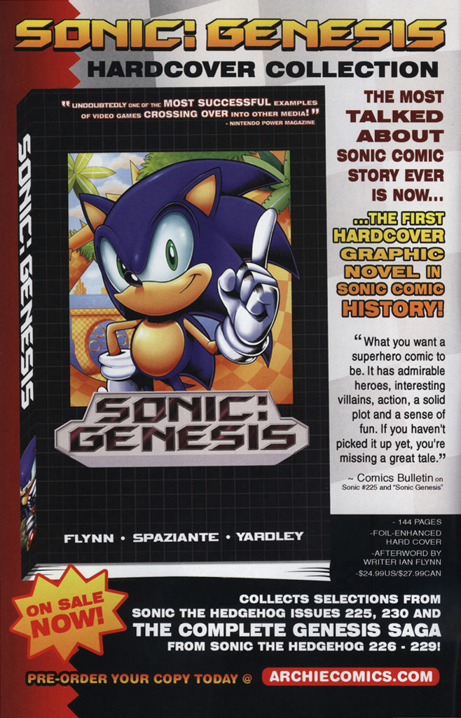 Read online Sonic The Hedgehog comic -  Issue #238 - 2