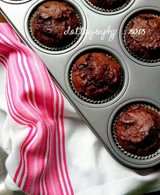 dottology donna hay's milk chocolate chunk muffins