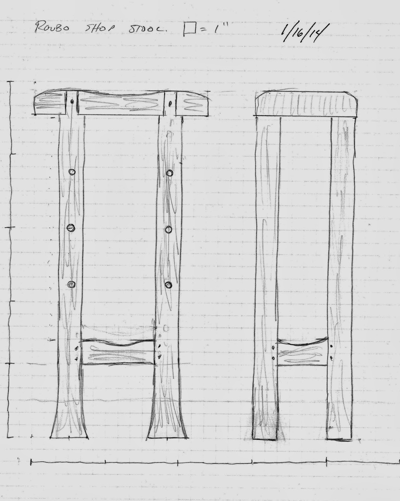 стулья табуреты своими руками и чертежи