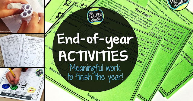 Finding meaningful and fun end-of-year activities for third grade, fourth grade, and fifth grade can be challenging. This blog post is full of engaging and meaningful activities to do in the last week of school. Low prep activities, easy to prep and fun for students. End of year math, end of year printables, end of year lessons, creativity lessons, STEM activities