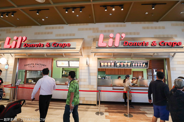 Lil'Donuts & Crepe 台中梧棲|台中三井MITSUI OUTLET PARK台中港|60米高海景摩天輪|170個國內外知名店家