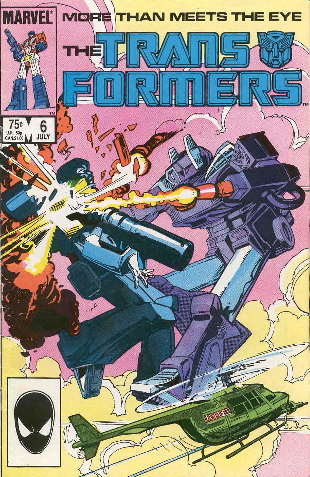 Read online The Transformers (1984) comic -  Issue #6 - 1