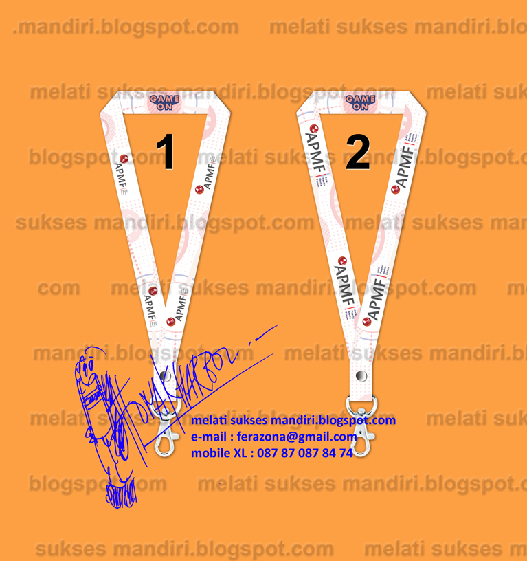 bukit waringin design printing, 087 87 087 84 74: tomang lanyard tali