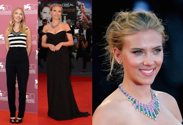 Scarlett Johansson in Versace – ‘Under The Skin’ Venice Film Festival Premiere