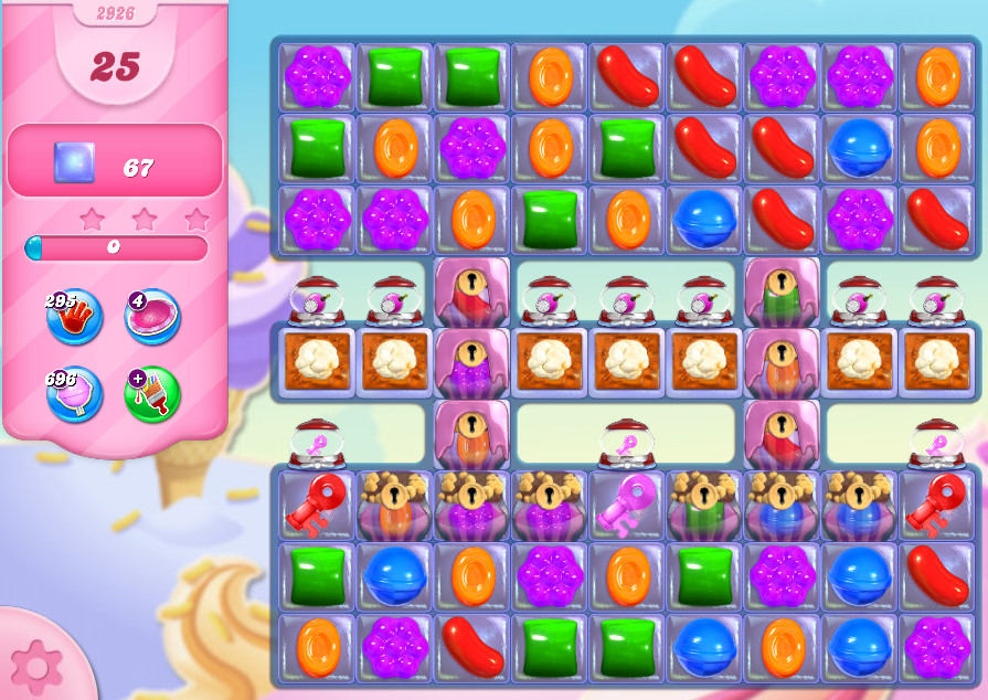 Candy Crush Saga level 2926 Candy Crush Saga level 2926