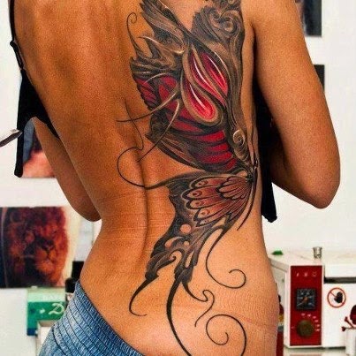 Dragon Butterfly Feather Tattoos, Butterfly Dragon with Feather Tattoo, Butterfly Dragon Feather Tattoo, Tattoo Designs of Dragon Butterfly Tattoo, Birds, Artist,