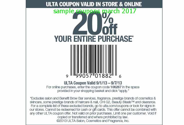 Coupon ulta salon